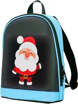 Mochila LED LOY-T7 - Azul Céu
