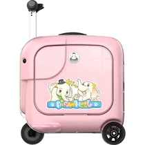 Maleta Scooter Elétrica Inteligente Airwheel SQ3S Bluetooth 20" Infantil - Pink 20L