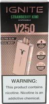 Vape Descartavel Ignite V250 Strawberry Kiwi 25000 Puffs Rose