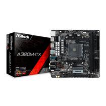 Placa Mãe AM4 Asrock A320M-Itx DDR4/HDMI/USB3.1/Mini-Itx