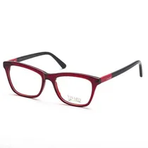 Óculos de Grau Feminino Visard A0140 C7 52-18-140 - Vermelho e Preto