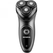 Barbeador Elétrico Mondial Power Shave BE-02 - Úmido/Seco - Recarregável - Preto