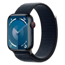 Apple Watch Series 9 MR9C3LW/A Caixa Aluminio 45MM Meia Noite - Esportiva Meia Noite s/L