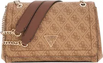 Bolsa Guess BG967221 LGW Feminina - Lattte Logo/ Brown