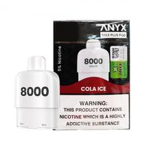 Cartucho de Substituicao Anyx Max Plus Refill 8000 Puffs Cola Ice