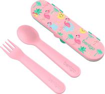 Kit Talher Bentgo Kids Utensil Set - Bgkdutpl-Tro Tropical