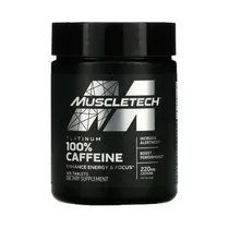 Suplemento Muscletech 100% Caffeine 125 Comprimidos