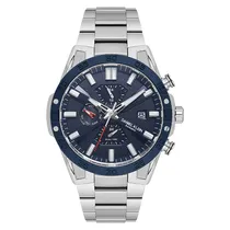 Relogio Analógico Masculino Daniel Klein DK.1.13974-2 Exclusive Gent / Pulseira de Aço Inoxidável - Plateado/Azul