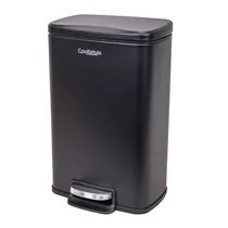 Lixeira de Aço Inox 5L Preto Fosco