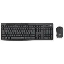 Kit Logitech MK295 Silent Wireless 920-009792 Teclado + Mouse Sem Fios Espanhol - Preto