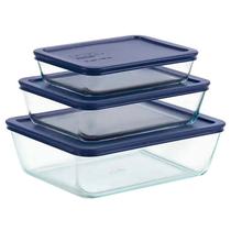 Pyrex ST 6 PZ Rect Set 3,5,6Y11CUP c/