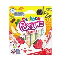 Marcador Rotulador Carioca Perfume Stamps 3 En 1 42988 8 Unidades
