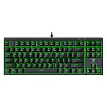 Teclado Gamer T-Dagger Corvette T-TGK302-BL Rainbow Switch Azul Ingles - Preto