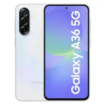 Smartphone Samsung Galaxy A36 5G A366E 128GB 6GB Ram Dual Sim Tela 6.7" - Branco (Caixa Slim) (Garantia PY/Ar/Ur)