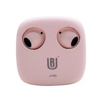 Fone de Ouvido Sem Fio Ur J100 com Bluetooth V5.3 - Rosa Claro