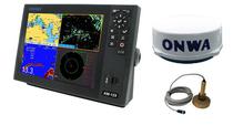 Onwa KM-12X Combo / Sonda Bronze 1KW / Mapas Brasil Navionics Platinum+ / Radar 4KW / Tela 12 Polegadas