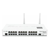 Roteador Wireless Mikrotik Cloudrouter Switch CRS125-24G-1S-2HND-In (Semi-Novo) com Fonte - Branco