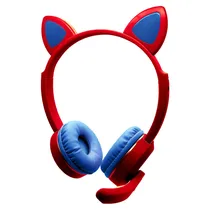 Fone de Ouvido AKZ-K23 / Bluetooth / LED / Vermelho