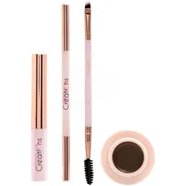 Kit de Sobrancelhas Beauty Creations 911 Essentials - Dark Brown 4 Peças
