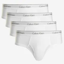 Cueca Calvin Klein Masculino U4183-100 s ? Branco ? 4 Peças