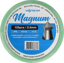 Chumbo Votex Magnum 5.5MM (125 Unidades)