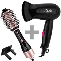 Escova Elétrica Quanta QTES6001 Easy Step 2 In 1 com 1.300 Watts + Secador de Cabelo Krab