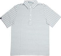 Outlet Camiseta Polo Criquet Branco/Verde - Masculina