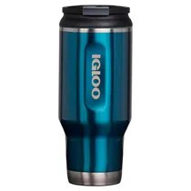 Copo Térmico Igloo Flip ‘N’ Sip Tumbler - 946ML - com Tampa - Azul Moderno