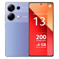 Celular Xiaomi Redmi Note 13 Pro DS/8RAM/256GB 6.67" Purple Usa Glob L/Peq