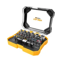 Kit de Puntas Y Vasos de Impactos Con Destornillador Tolsen 20376 28 Piezas