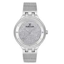 Relógio Analógico Feminino Daniel Klein DK.1.12683-1 Premium Ladies / Pulseira de Aço Inoxidável - Prata