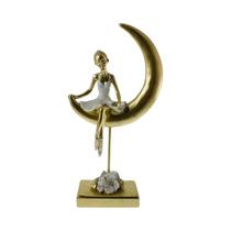 Figura Decorativa de Bailarina Concepts 437-499028 33.3 CM Dorado