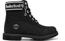 Timberland 6 Inch Premium Wide Fit Waterproof Boots 'Black Nubuck'