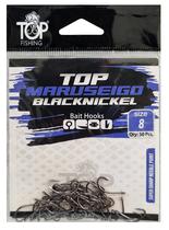 Anzol Top Fishing Maruseigo Black Nickel 8 com 50 PCS