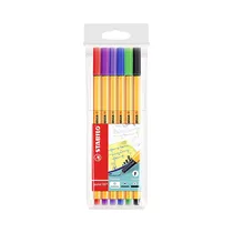 Bolígrafo Rotulador Stabilo Fineliner Point 88 88/6 0.4MM 8 Unidades