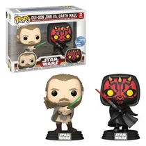 Funko Pop Star Wars EP1 Qui-Gon Jinn VS. Darth Maul 2PACK 77601