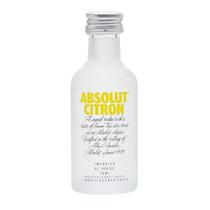 Vodka Absolut Citron Miniatura 50ML