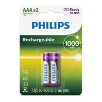 Pilha Recarregavel Philips AAA 1000MA / 4 PCS