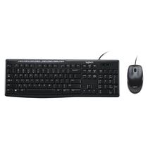 Mouse e Teclado Logitech MK200 USB - Preto (Espanhol)(920-002716)