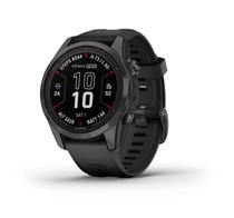 Garmin Relogio Fenix 7S Pro Sapphire Solar Carbon Gray Titanium e Black 42MM 010-02776-13