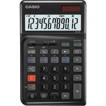 Calculadora Casio JE-12E-BK 3 Ergonomic de 12 Digitos Solar/Bateria - Black