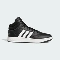 Calzado Adidas Hoops 3.0 Mid Negro