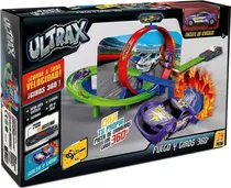 Ultrax Pista de Fogo e Giros 360° - VTR03 (14 Peças)