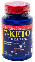 Earth's Creation 7-Keto Dhea 25 MG (60 Capsulas)