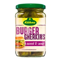 Pepino Agridoçe para Hamburger Kuhne 330G