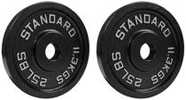 Placas de Haltere Rogue Black Olympic Plate 25LBS (Par)