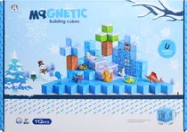 Cubos Magnéticos de Construção Magnetic Chuang Huang - CH1267 (112 Pçs)