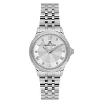 Relogio Analogico Feminino Daniel Klein DK.1.13898-1 Premium Ladies / Pulseira de Aço Inoxidável - Prata