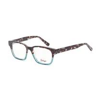 Armação para Óculos de Grau Bellagio 805 C-01 Tam. 55-18-140MM - Animal Print/Azul