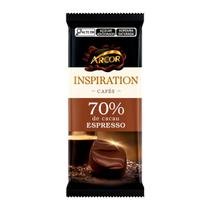 Barra Chocolate Arcor Inspiration Cafe 70% Cacau Espresso 80G